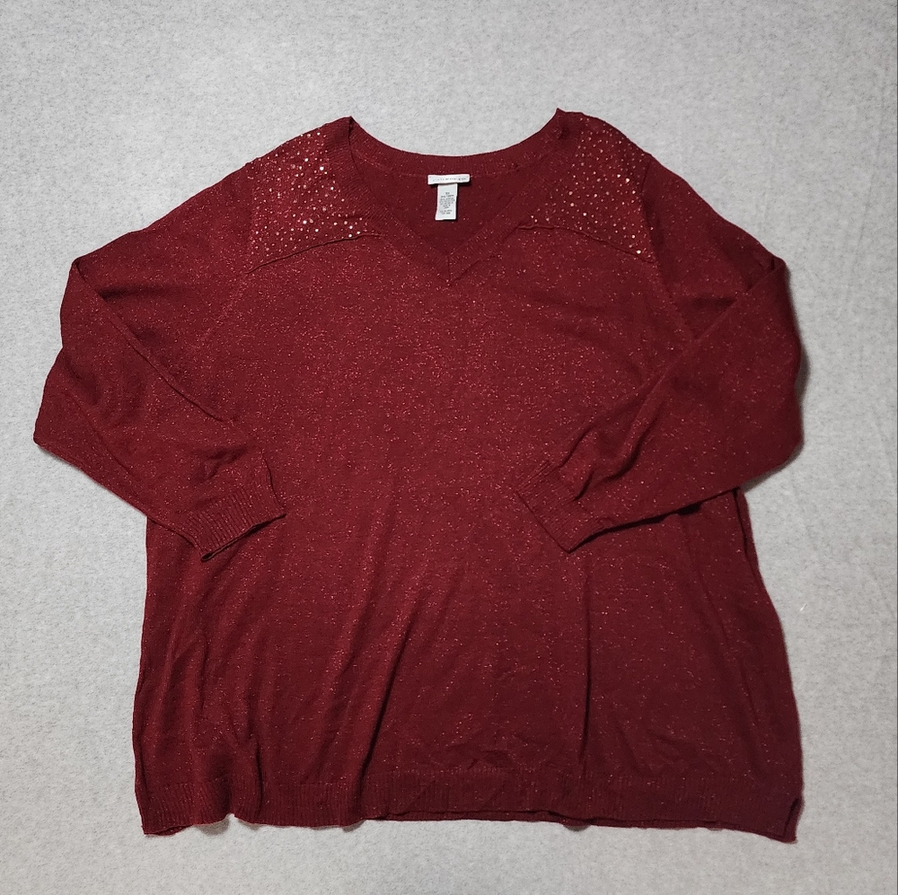 Catherines 5x Sweater Sweatshirt Lightweight Business Casual